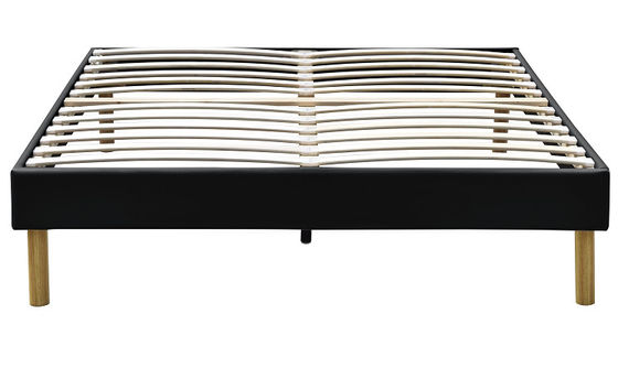 Современного кожа 140x190Cm короля Собирать PU кровати платформы короля Обивать