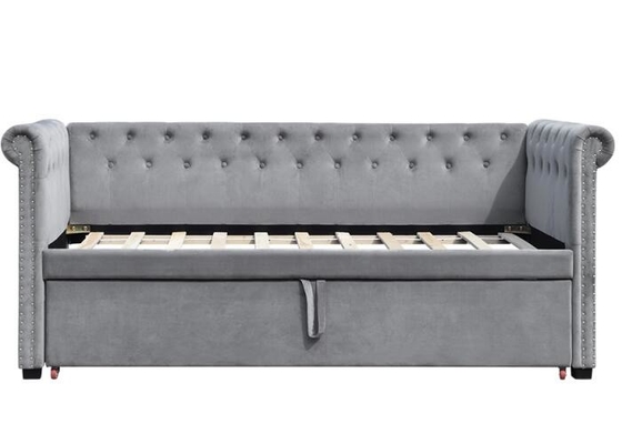 Кушетка близнеца Tufted обитая