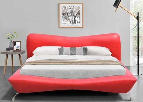 Король Размер переклейки красной машинной плиты Faux кожаной роскошный 84cm