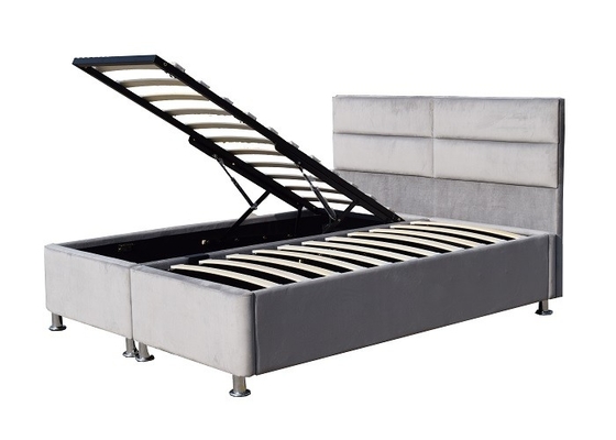 Подогнали обитая машинная плита хранения подъема газа Tufted изголовье ткани бархата с хранением