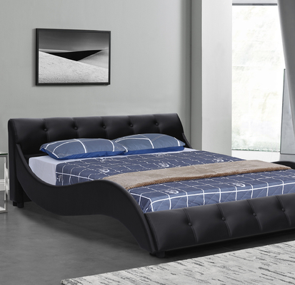 Faux машинной плиты Pu кожаный обитый итальянский Tufted на короле Размере изголовья