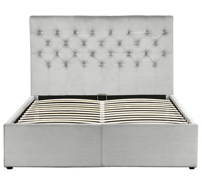 Машинная плита короля Размера Платформы Tufted Обивать с изголовьем кнопок