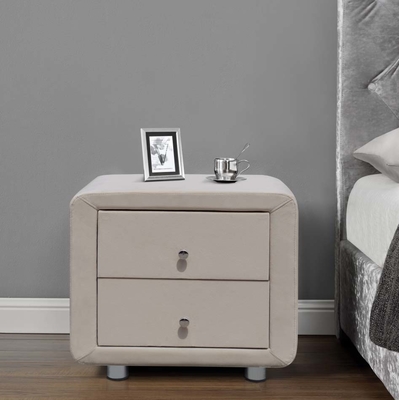 СОЛНЕЧНОЕ белье ткани переклейки Nightstand 2 ящиков современное покрыло ящики шкафа