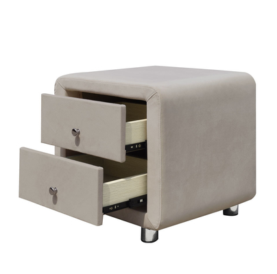 СОЛНЕЧНОЕ белье ткани переклейки Nightstand 2 ящиков современное покрыло ящики шкафа
