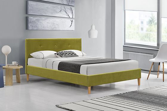 Tufted зеленая сливк задавила машинную плиту изголовья подушки бархата двойную
