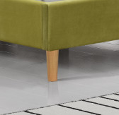 Tufted зеленая сливк задавила машинную плиту изголовья подушки бархата двойную